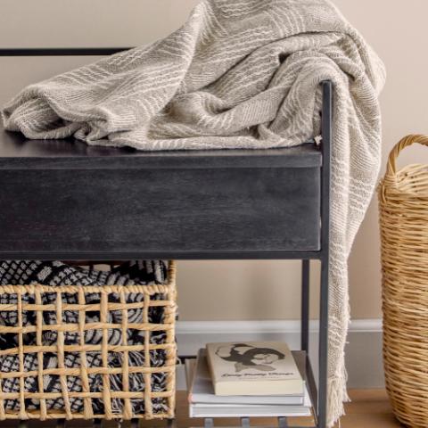 Abelone Banc, Noir, FSC 100%® Mango