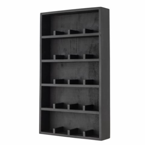 Thessa Shelf, Black, FSC 100%® Mango