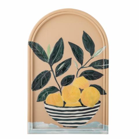 Limone Illustration w/ Frame, Multi, MDF