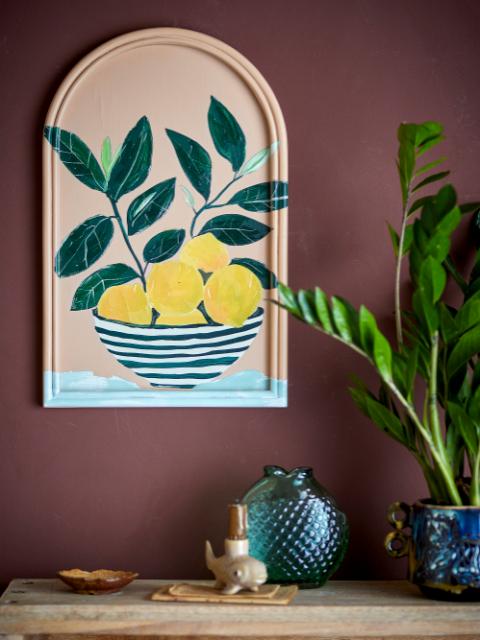 Limone Illustration w/ Frame, Multi, MDF
