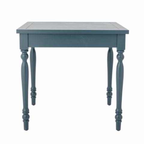 Bassy Table de salle à manger, Bleu, Bois de sapin