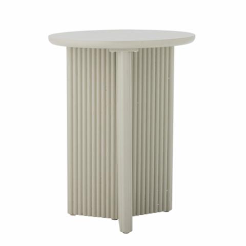 Edith Table d'appoint, Blanc, Bois de sapin