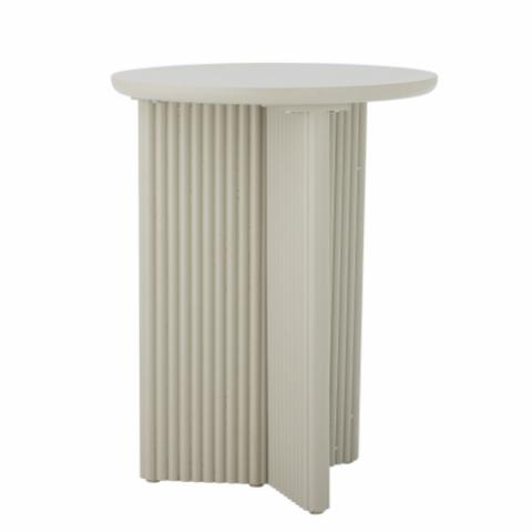 Edith Side Table, White, Firwood