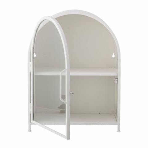 Soria Cabinet, White, Metal
