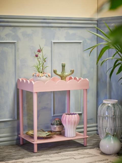 Isola Sidebord, Rosa, Fyrretræ