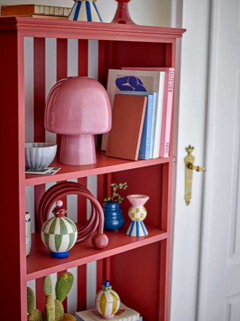 Sasha Bookcase, Red, MDF