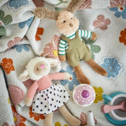 Sol & Teo Doll, Brown, Cotton