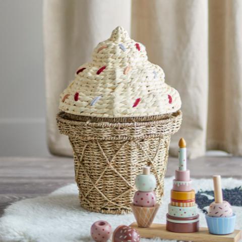 Cillie Panier avec couvercle, Nature, Herbier marin