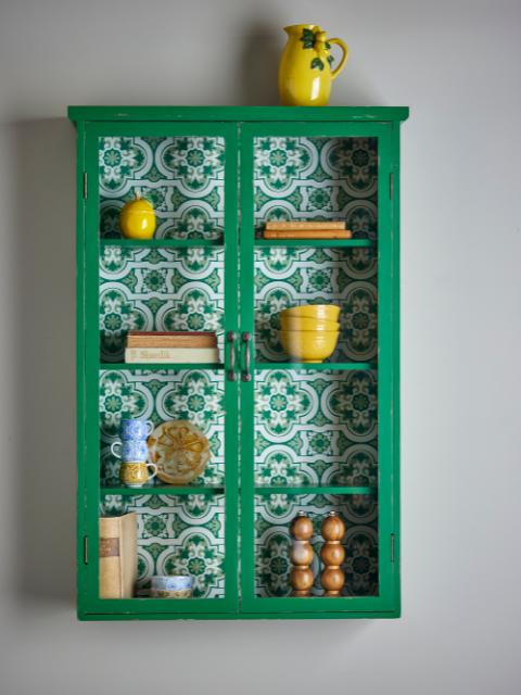 Hazem Cabinet, Green, Firwood