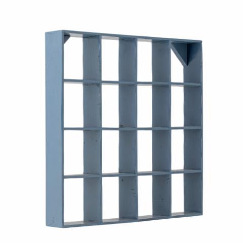 Bekka Tablette, Bleu, Bois de récupération