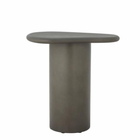 Marcey Side Table, Grey, Fiber cement