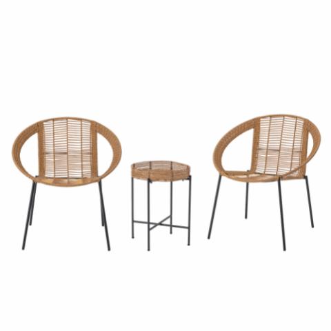 Dudine Lounge set, Nature, Polyrattan