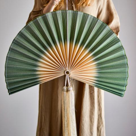 Jaime Wall Decor, Green, Bamboo