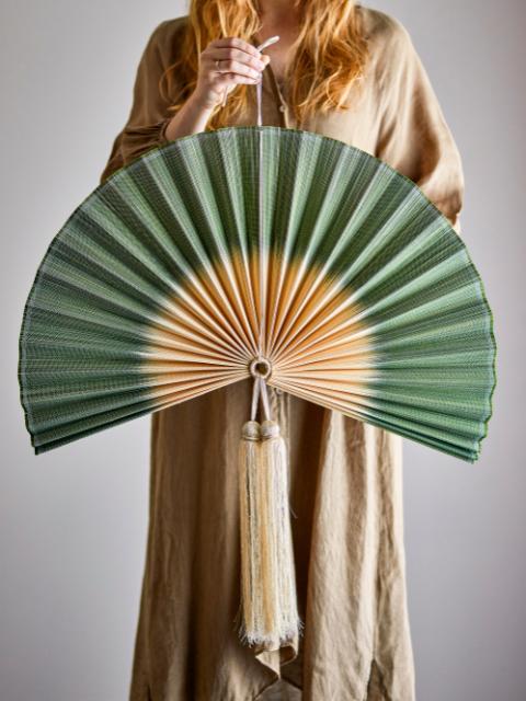 Jaime Wall Decor, Green, Bamboo