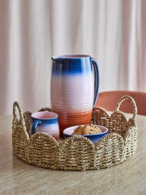 Brea Serving Tray, Nature, Seagrass