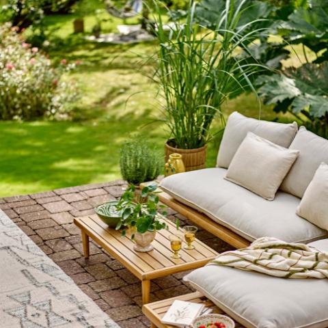 Cesano Lounge set, Nature, FSC®100%, Acacia