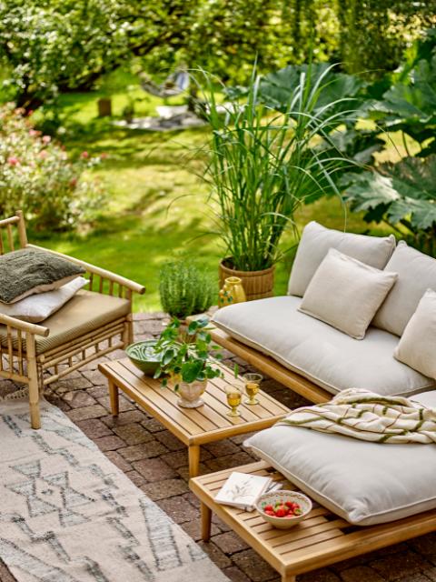 Cesano Lounge sæt, Natur, FSC®100%, Acacia