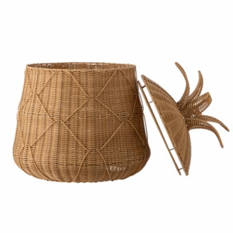 Anann Panier avec couvercle, Nature, Polyrattan