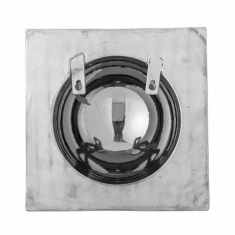 Cesta Wanddekoration, Silber, Steingut