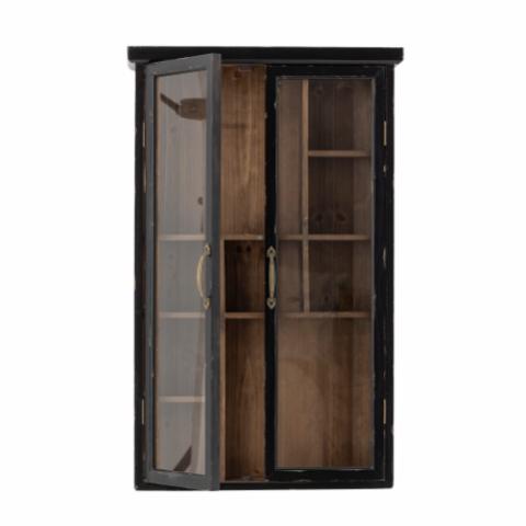 Hazem Armoire, Noir, Bois de sapin