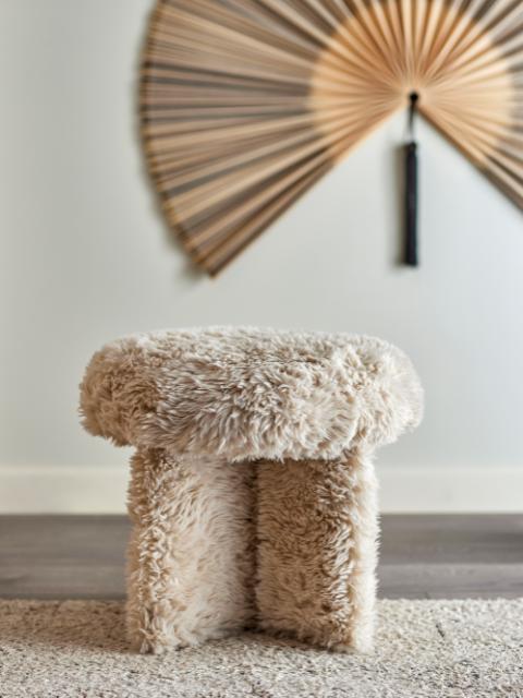 Frikka Pouf, Nature, Polyester