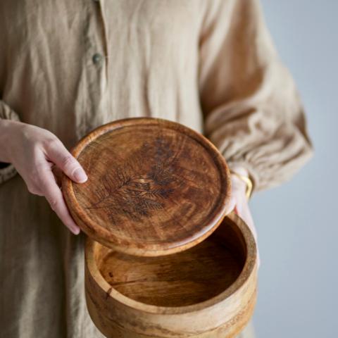 Moya Cruche avec couvercle , Nature, FSC®100%, Mango