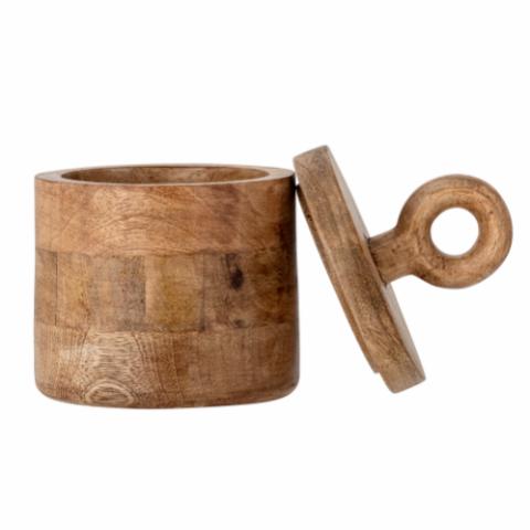 Nonnie Jar w/Lid, Nature, FSC®100%, Mango