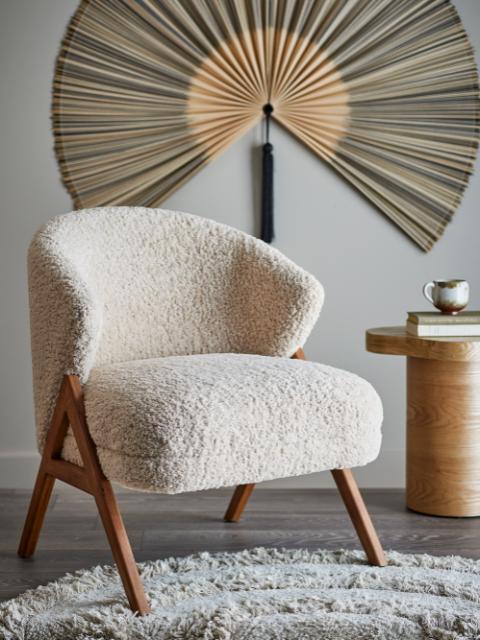 Camino Chaise longue, Nature, FSC®100%, Rubberwood