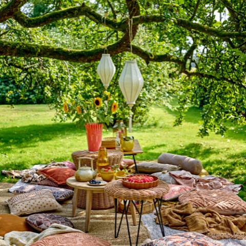 Pomp Deco, White, Polyester