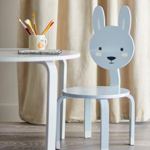 Marle Chaise, Gris, FSC®100%, MDF