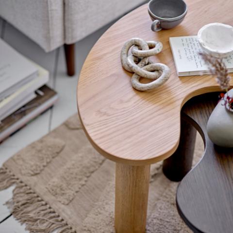 Luppa Table basse, Nature, FSC®100%, Bois d'hévéa