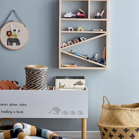 Salam Étagère à livres, Blanc, FSC®100%, MDF