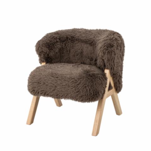 Camino Loungesessel, Braun, FSC®100%, Gummibaumholz