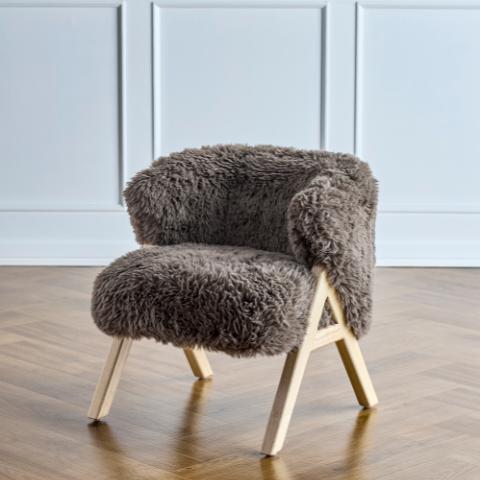 Camino Loungesessel, Braun, FSC®100%, Gummibaumholz