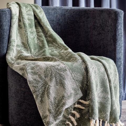 Gabriela Plaid, Verte, Coton recyclé