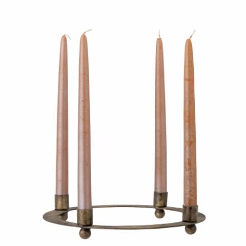 Gisela Advent Candle Holder, Brass, Metal