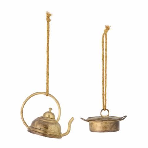 Gracia Ornament, Brass, Metal