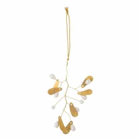 Jeanice Ornament, Gold, Metall