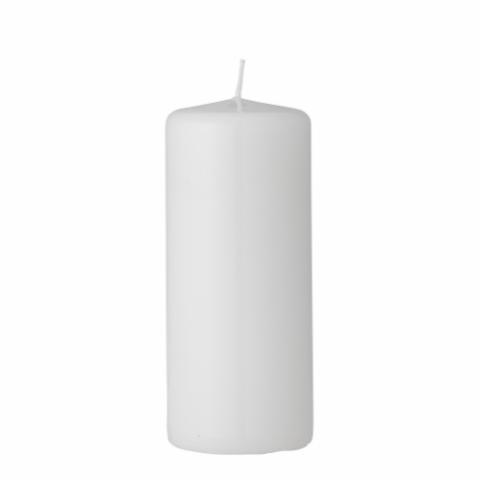 Lacquer Candle, White, Parafin