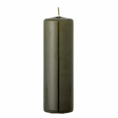 Lacquer Candle, Green, Parafin
