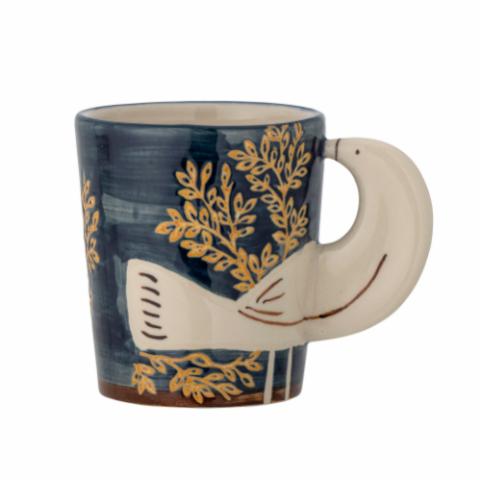 Hezha Cup, Blue, Stoneware