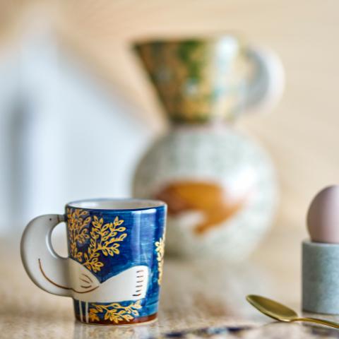 Hezha Tasse, Blue, Grès