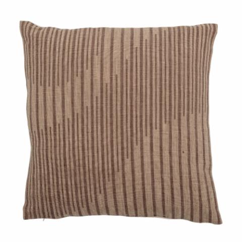 Witham Cushion, Brown, Cotton