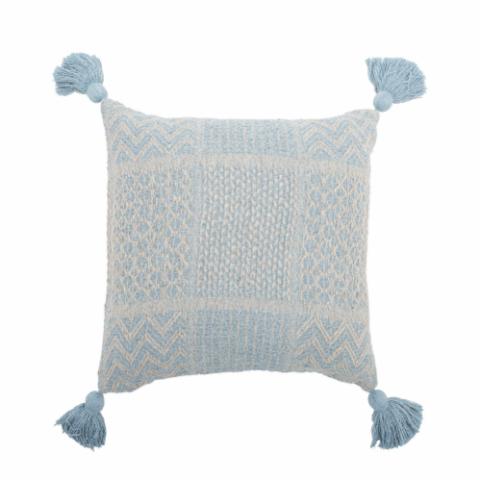 Rodion Cushion, Blue, Recycled Cotton