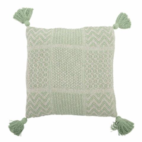 Rodion Cushion, Green, Recycled Cotton