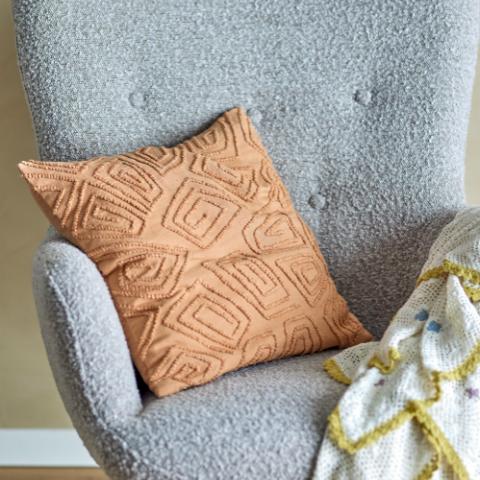Watton Coussin, Marron, Coton