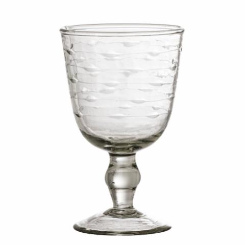 Ricci Wine Glass, Clear, Recycled Glass