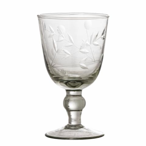Rhina Wine Glass, Clear, Recycled Glass