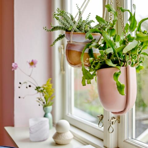 Kati Flowerpot, Hanging, Rose, Metal