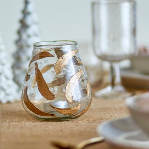 Fidelia Photophore, Or, Verre recyclé